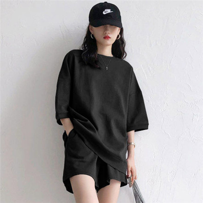 上下セット セットアップ ゆったり Ｔシャツ ショートパンツ ルームウェア 部屋着 スポーツウェア 涼しい 夏 |  | 03