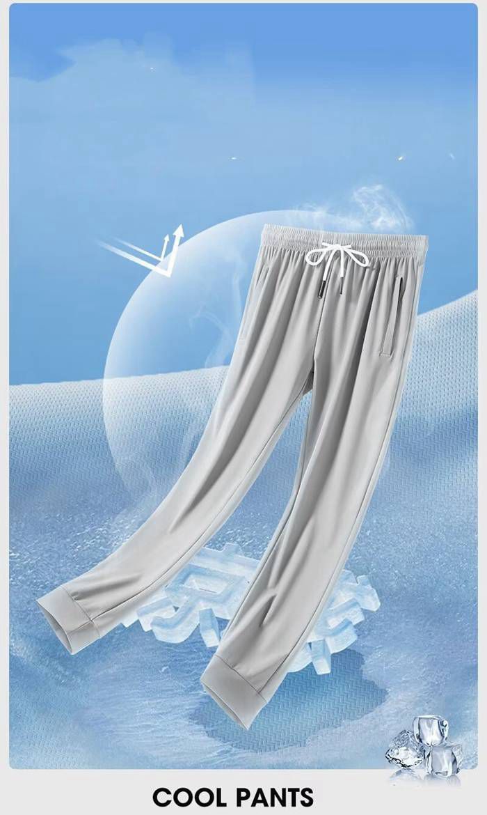 接触冷感パンツ アイスシルクパンツ   レディース メンズ 速乾パンツ チノパン 吸水速乾 夏 涼しい ジョガー＆スト |  | 07