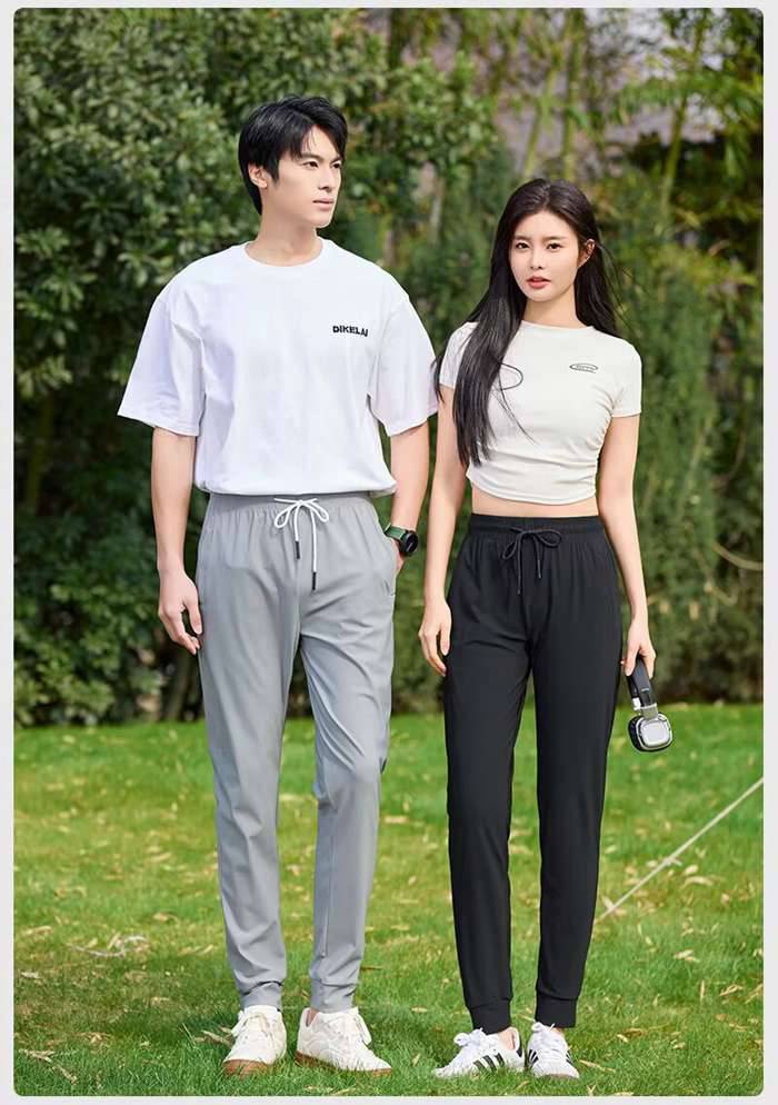 接触冷感パンツ アイスシルクパンツ   レディース メンズ 速乾パンツ チノパン 吸水速乾 夏 涼しい ジョガー＆スト |  | 09