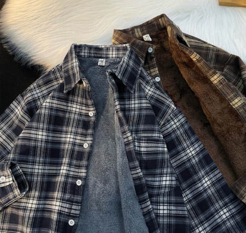 チェックシャツ 裏起毛 厚手 防寒服 暖かい メンズ 長袖 おしゃれ ボア カジュアルシャツ シャツジャケット 秋服 大きいサ |  | 06