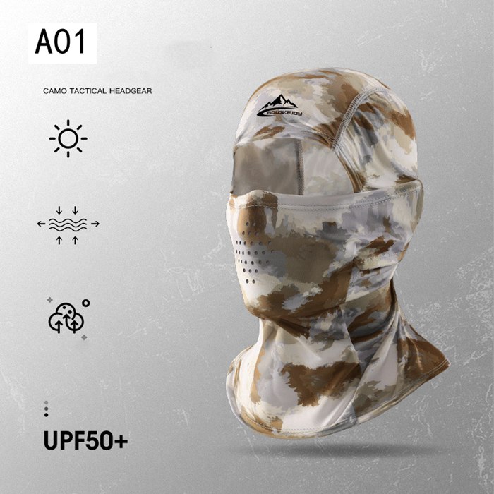 バラクラバ 夏用 冷感 フェイスカバー uvカット 日焼け防止 通気 息苦しくない |  | 01