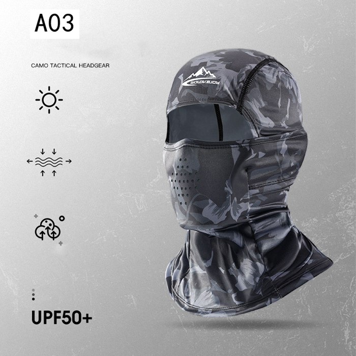 バラクラバ 夏用 冷感 フェイスカバー uvカット 日焼け防止 通気 息苦しくない |  | 03