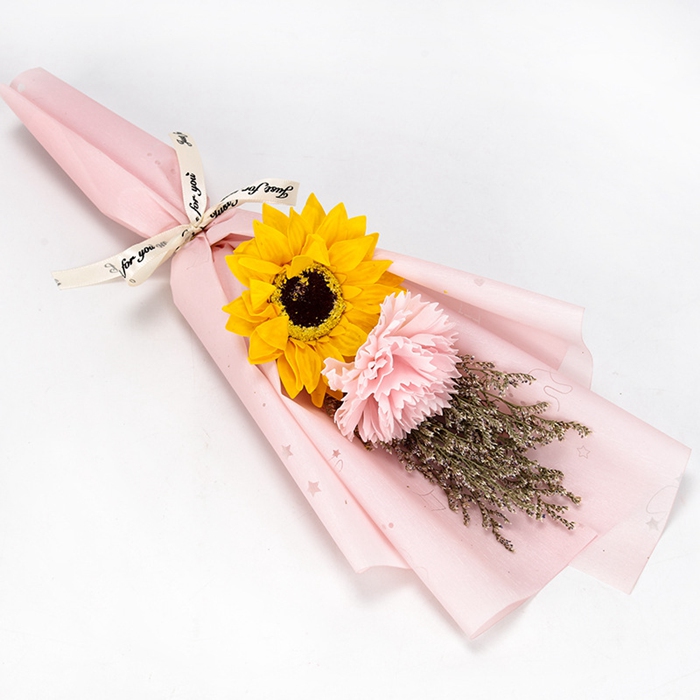 ソープフラワー ブーケ 母の日 カーネーション フレグランス 花束 2輪 ひまわり 枯れない花 造花 石鹸花 プレゼント ギフト 贈り物 かわいい |  | 13