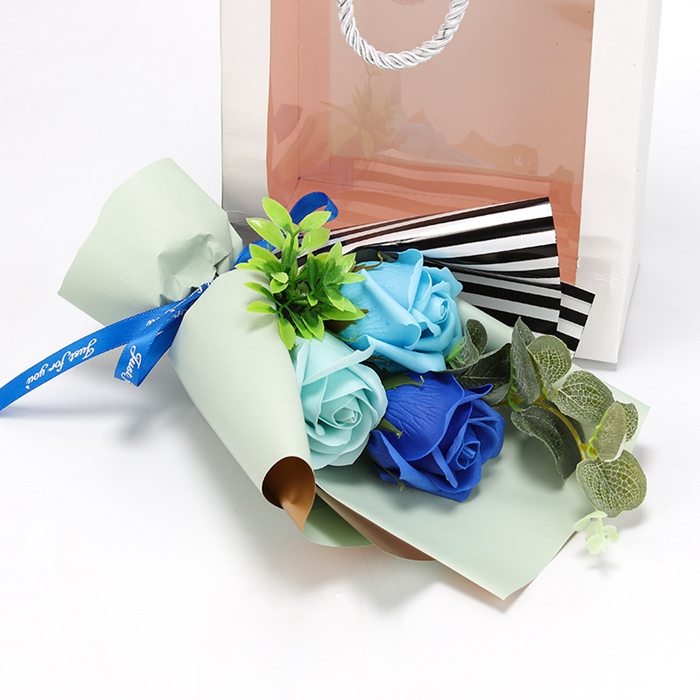 ソープフラワー 花束 3輪 ボックス入り ブーケ バラ フレグランス 枯れない花 造花 石鹸花 プレゼント ギフト 母の日 誕生日 贈り物 送別会 かわいい |  | 13