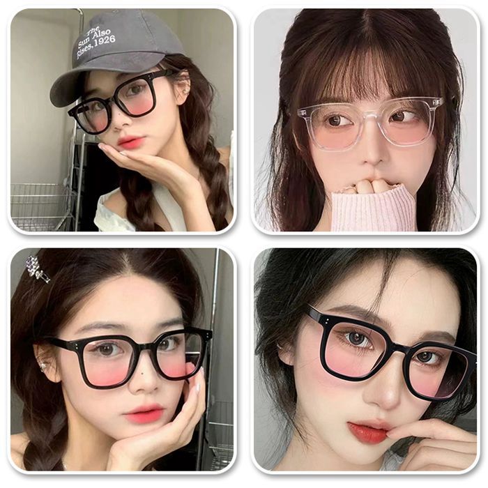 すっぴんメイクメガネ レディース 軽量 小顔効果 おしゃれ 紫外線対策 UV385 |  | 08