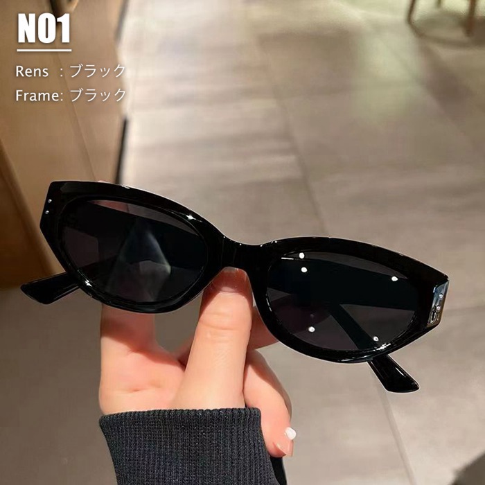 サングラス キャッツアイ レディース メンズ レトロ 紫外線対策 UV375 |  | 01