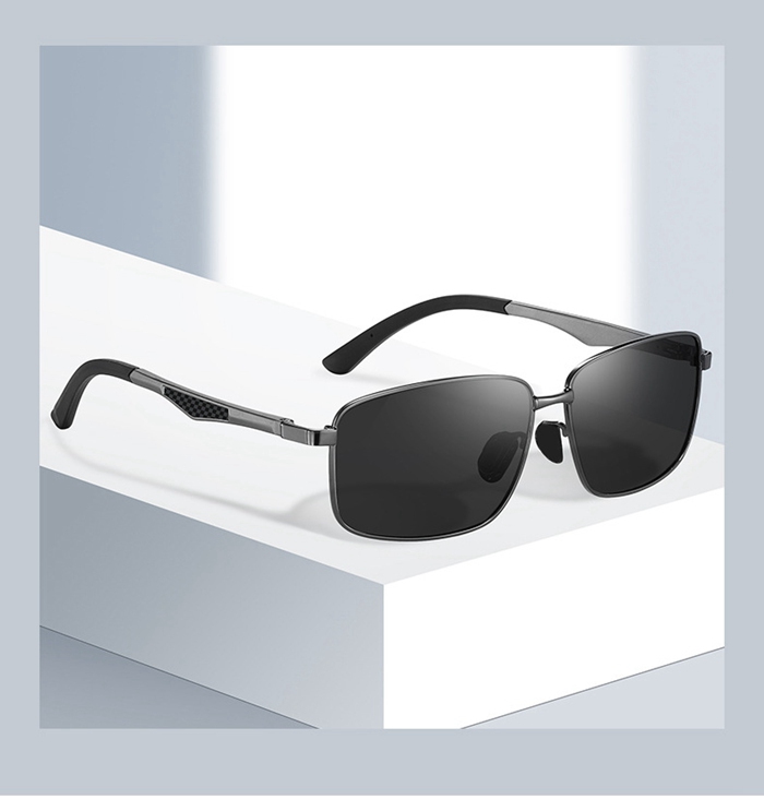 偏光サングラス スクエア メンズ レディース UV400 UVカット 軽量 夜間対応 ナイトビジョン 車 運転 釣り |  | 03