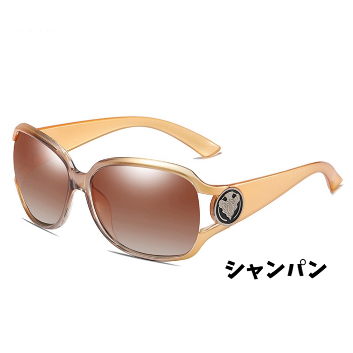 偏光サングラス オーバルサングラス 偏光 レディース メンズ レトロ UVカット 紫外線対策 UV400 日焼け防止 |  | 05