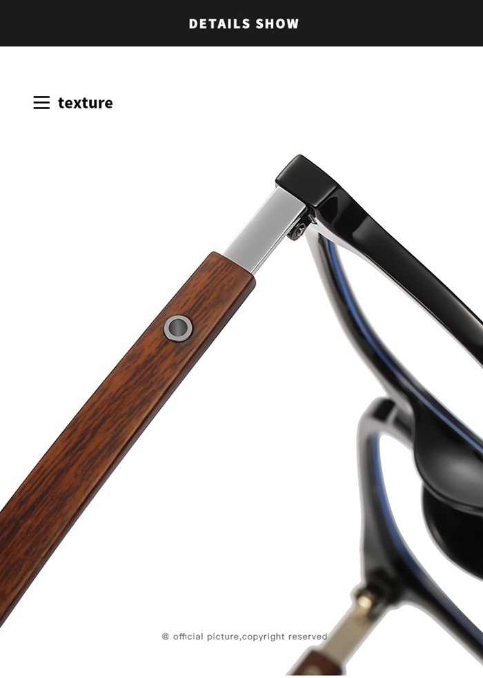 メガネ ブルーライトカット 伊達メガネ スクエア メンズ レディース 木目調 スクエアフレーム PC用メガネ |  | 10