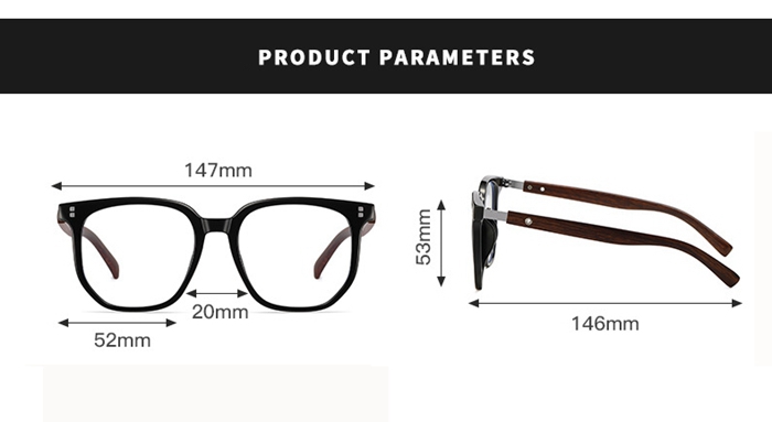 メガネ ブルーライトカット 伊達メガネ スクエア メンズ レディース 木目調 スクエアフレーム PC用メガネ |  | 13