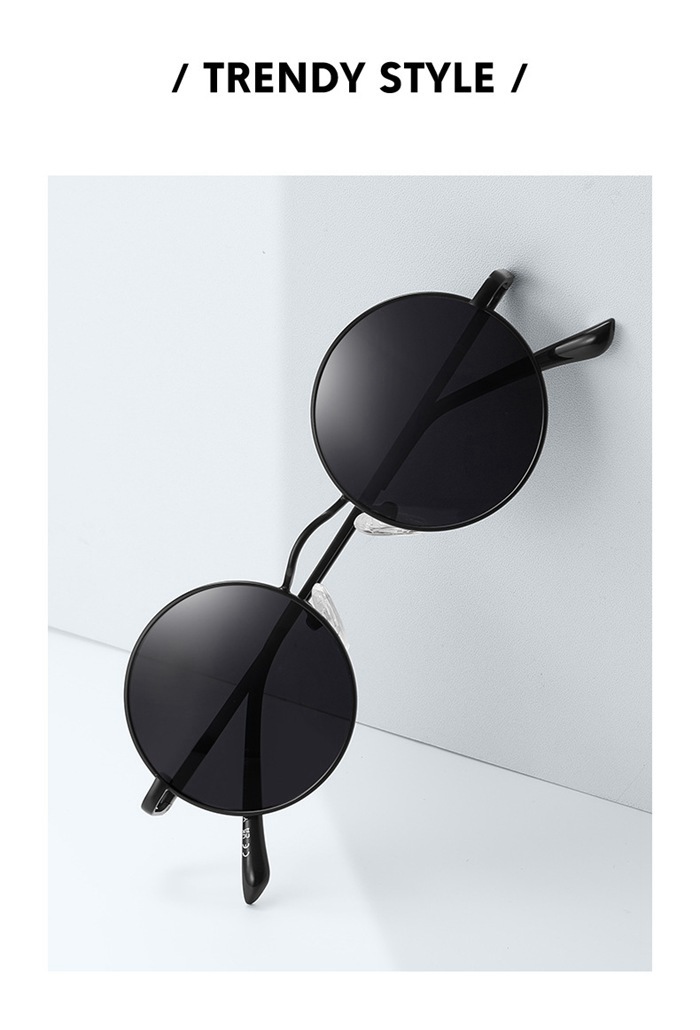 偏光サングラス メンズ レディース サングラス 丸型 ファッション UV400 UVカット 紫外線対策 日焼け防止 眼鏡 |  | 07