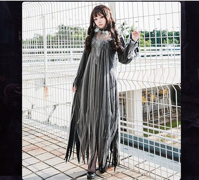 ハロウィン 衣装 ゾンビ 花嫁 レディース 幽霊の花嫁 魔女 コスプレ 仮装 吸血鬼 幽霊 魔女 悪魔 鬼 ハロウィン ヴァ |  | 02