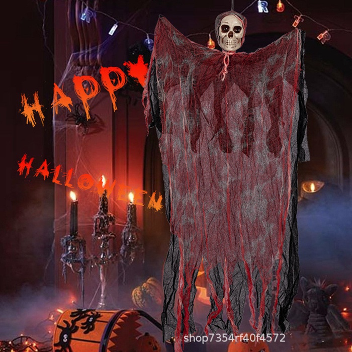 ハロウィン飾り 怖い幽霊 ハロウィン装飾 お化け屋敷 骸骨吊り下げ 雰囲気満点 ハロウィンパーティー飾り ハロウィン 道具 雰囲気作り | 