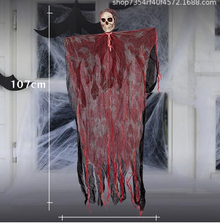 ハロウィン飾り 怖い幽霊 ハロウィン装飾 お化け屋敷 骸骨吊り下げ 雰囲気満点 ハロウィンパーティー飾り ハロウィン 道具 雰囲気作り |  | 04