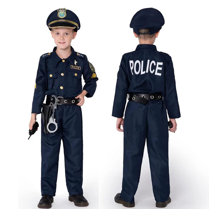 ポリス コスプレ 子供 男の子 女の子 警察官 キッズ 子ども ハロウィン クリスマス プレゼント 衣装 コスチューム キッズ 保育園 |  | 03
