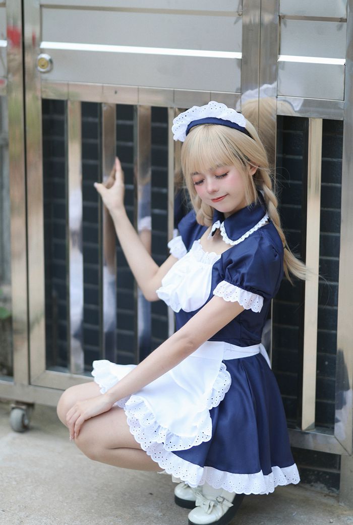 コスプレ ハロウィン メイド メイドコスプレ カチューシャ ワンピース フルセット 大きいサイズ 衣装 仮装 女 |  | 03