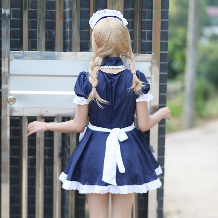 コスプレ ハロウィン メイド メイドコスプレ カチューシャ ワンピース フルセット 大きいサイズ 衣装 仮装 女 |  | 04