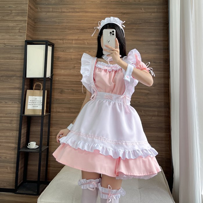 メイド服 ショート丈 メイドコスプレ セクシーコスチューム ハロウィン メイド喫茶 コスプレ 上下セット 可愛い |  | 07
