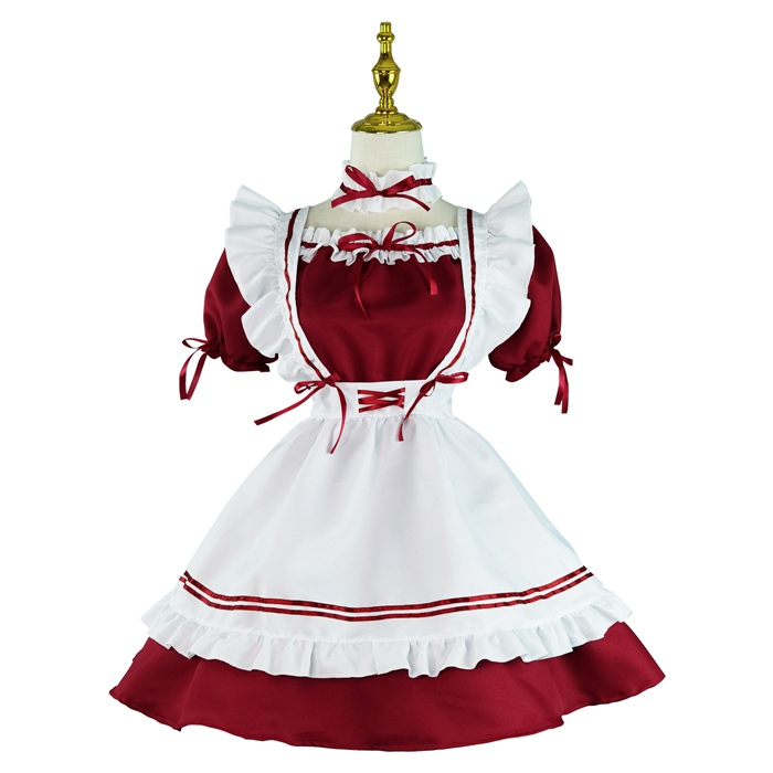 メイド服 ショート丈 メイドコスプレ セクシーコスチューム ハロウィン メイド喫茶 コスプレ 上下セット 可愛い |  | 03
