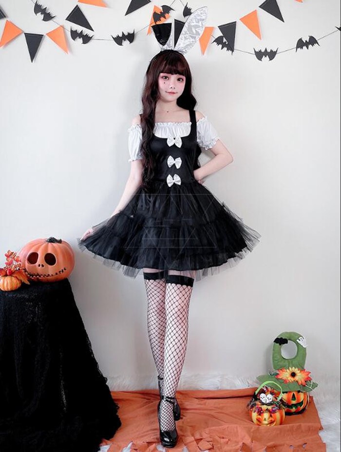 ハロウィン コスプレ バニーガール バニー 仮装 可愛い 大人 女性 衣装 ハロウィンコスプレ レディース セクシー ミニスカ |  | 03
