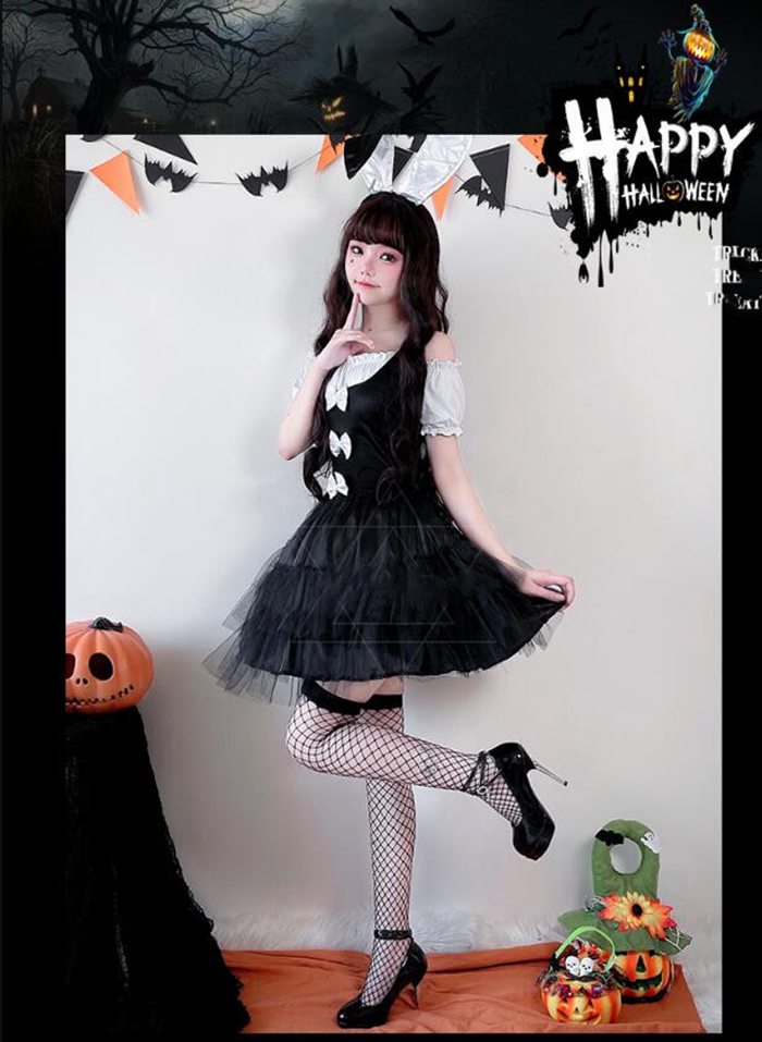 ハロウィン コスプレ バニーガール バニー 仮装 可愛い 大人 女性 衣装 ハロウィンコスプレ レディース セクシー ミニスカ |  | 04