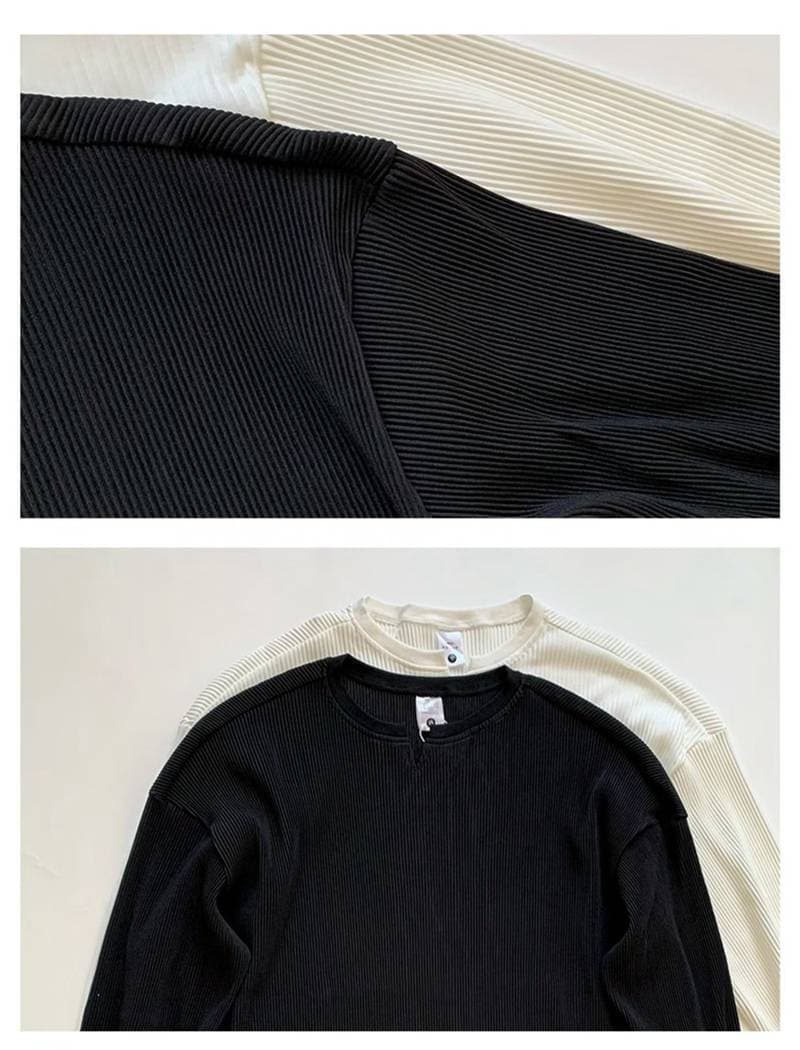 長袖 tシャツ メンズ ストライプ肌触り Vネック 凸凹 エンボス加工 カットソー インナー トップス ゆったり 体型カバー 大き |  | 12