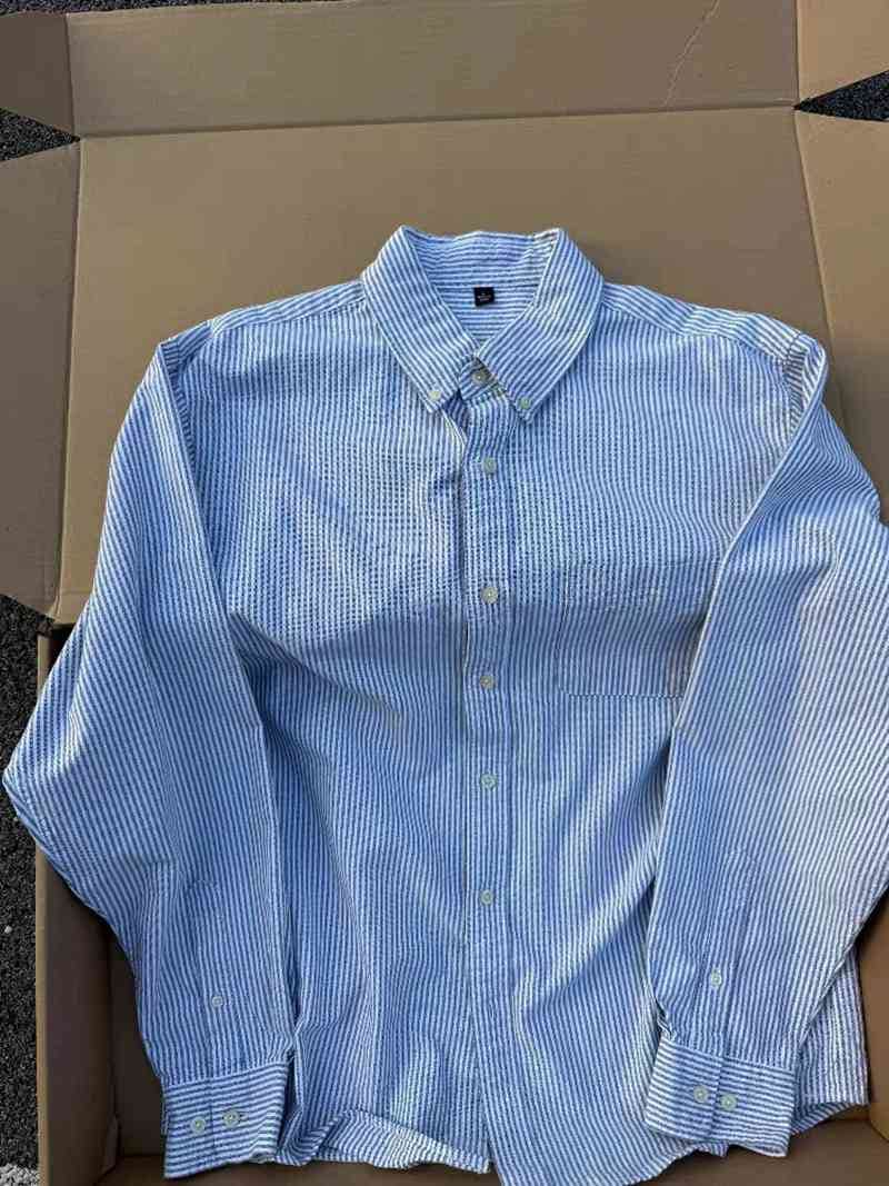 カジュアルシャツ メンズ長袖 ストライプ柄 ボタンダウン ポケット付き 開襟 シャツ トップス おしゃれ きれいめ カッコイイ |  | 10
