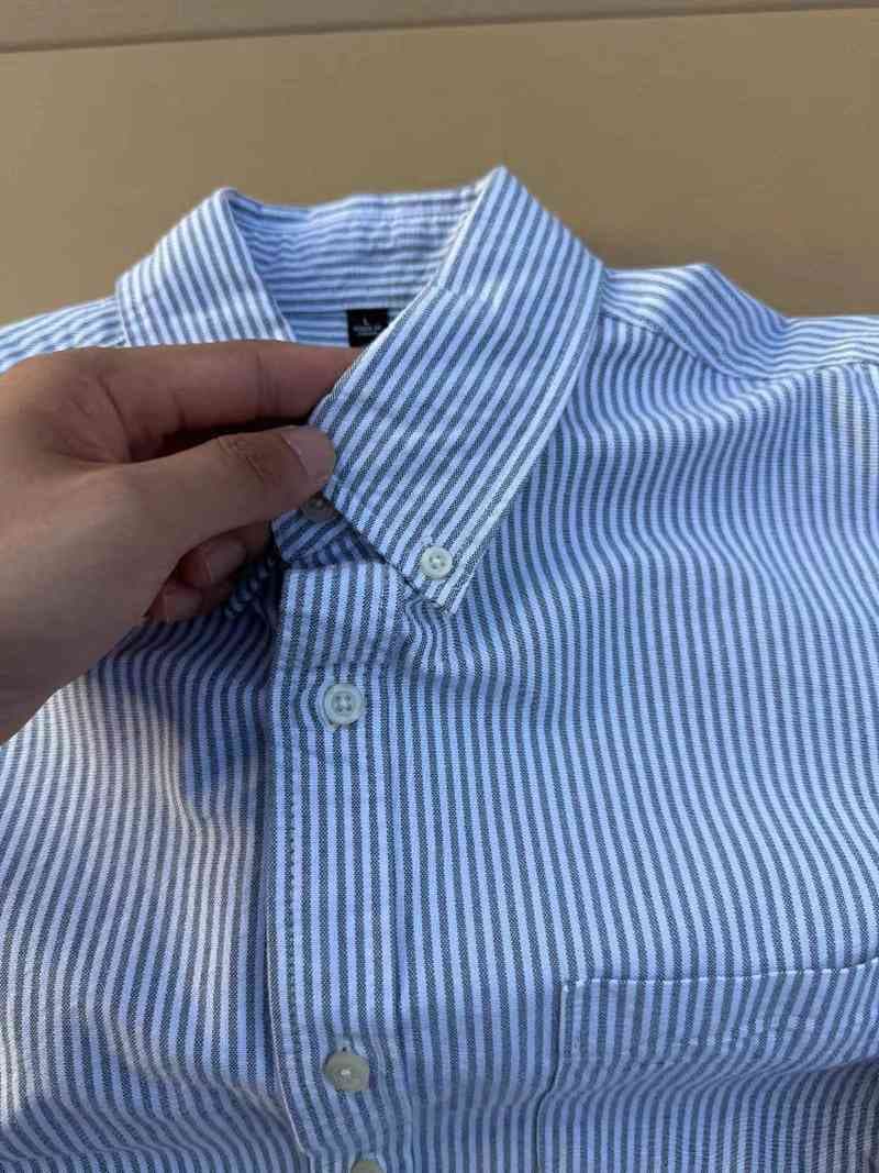 カジュアルシャツ メンズ長袖 ストライプ柄 ボタンダウン ポケット付き 開襟 シャツ トップス おしゃれ きれいめ カッコイイ |  | 11