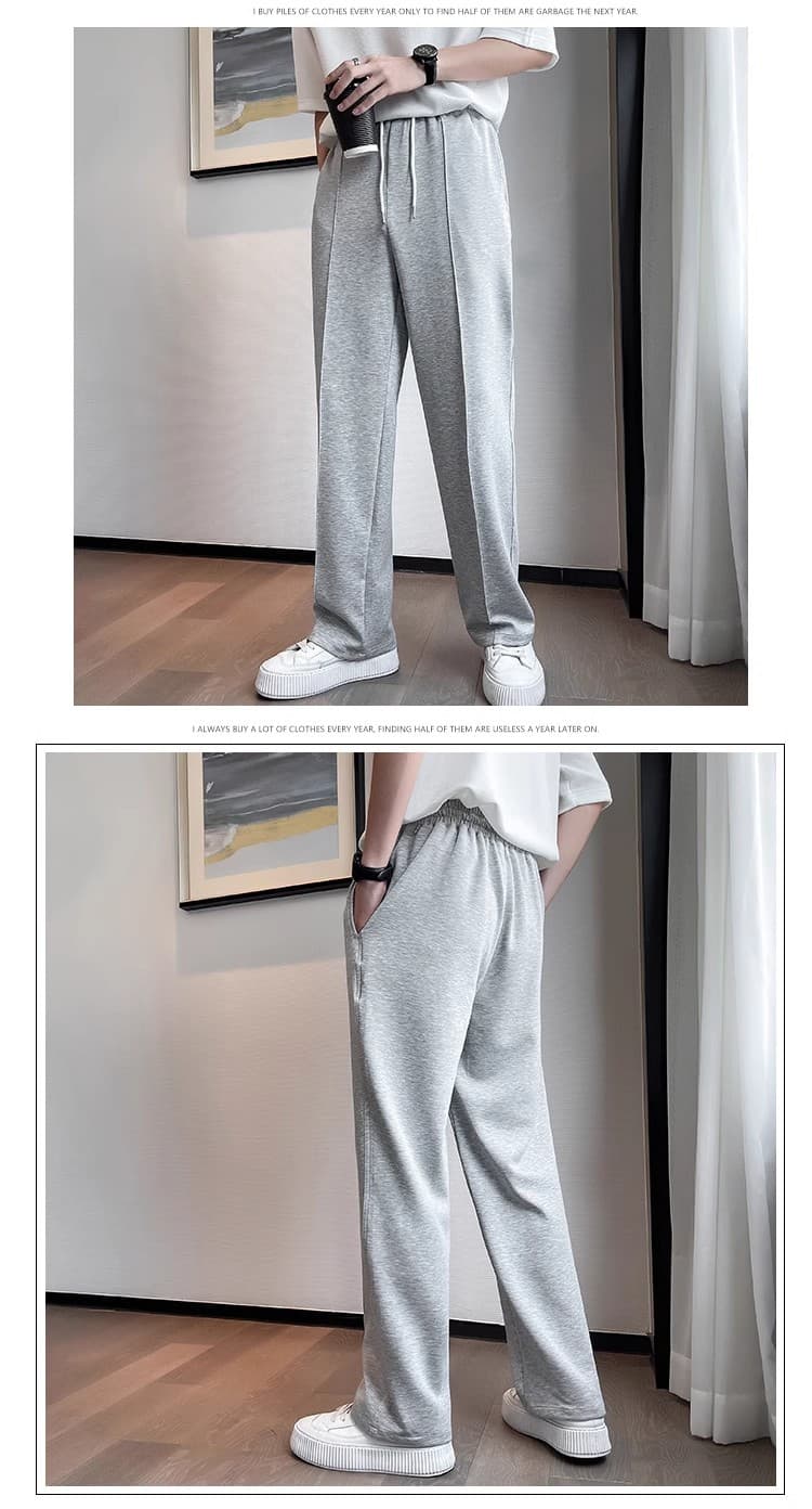 スウェットパンツ センタープレスメンズ ロングパンツ ロング丈 パンツ ストレートパンツ ズボン ウエストゴム 無地 ボトム |  | 14