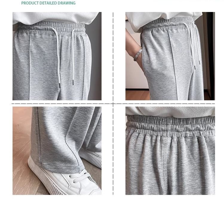 スウェットパンツ センタープレスメンズ ロングパンツ ロング丈 パンツ ストレートパンツ ズボン ウエストゴム 無地 ボトム |  | 06