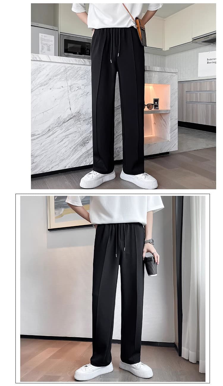 スウェットパンツ センタープレスメンズ ロングパンツ ロング丈 パンツ ストレートパンツ ズボン ウエストゴム 無地 ボトム |  | 10