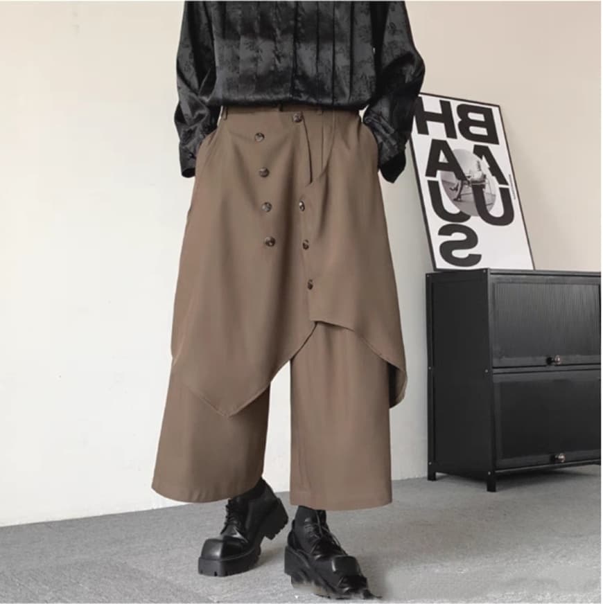 サルエルパンツメンズ 袴パンツ ワイドパンツ ボリューム ガチョウパンツ 無地 ゆったり ビッグシルエット リラックスパンツ |  | 01