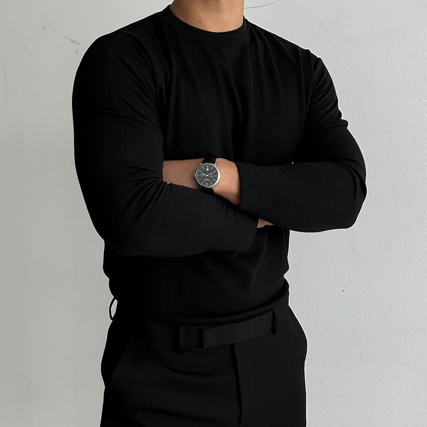 微起毛 カットソーメンズ tシャツ 防寒 保温 暖かい クルーネック 長袖 無地 インナー トップス おしゃれ きれいめ カッコイ |  | 11