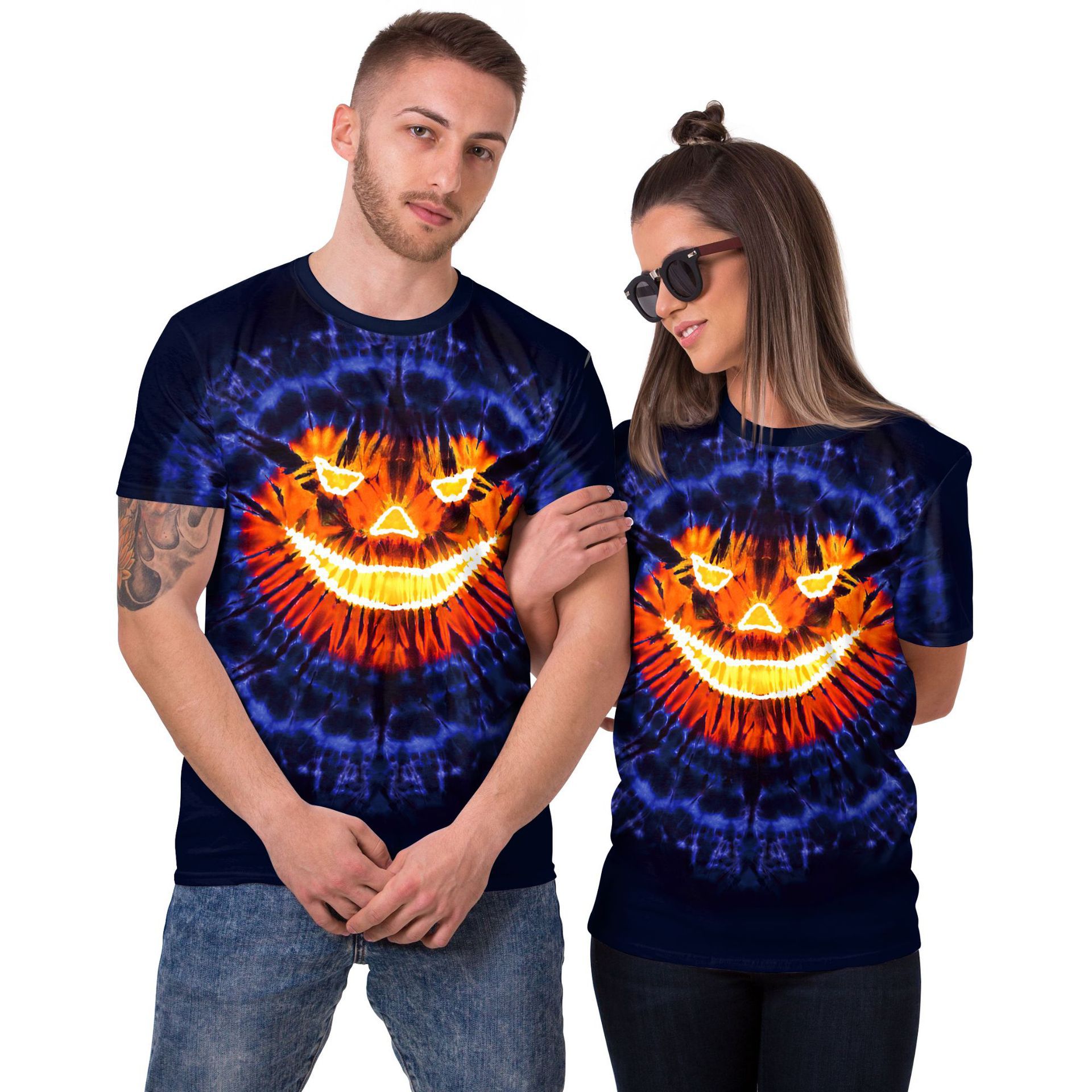 ハロウィン tシャツ 男女兼用 かぼちゃ カボチャ パンプキン 服 服装 大人 おとな コスチューム パーティー イベント 関連画像1