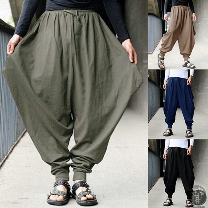 全2色 サルエルパンツ パンツ 無地 ルーズ ストリート 韓国 ~2XL 全2色 サルエルパンツ パンツ 無地 ルーズ ストリート 韓国 ~2XL