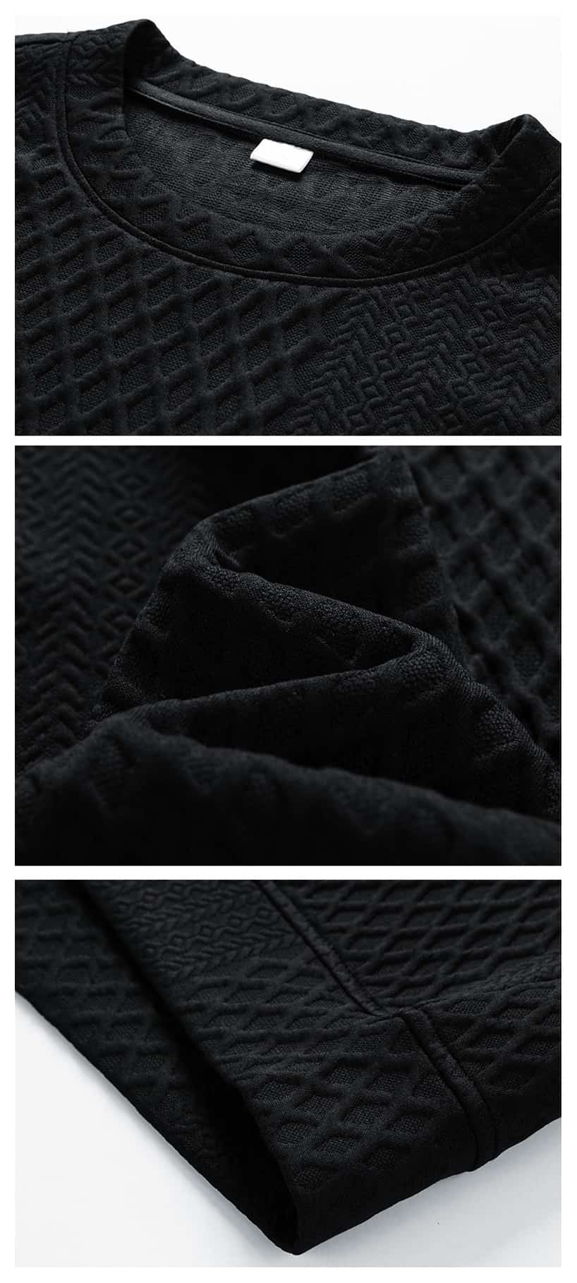 トレーナー ジャガード 大きいサイズ メンズ 2TYPE プルオーバー 春 秋 トップス ゆったり 長袖 クルーネック Tシャツ 切り |  | 11