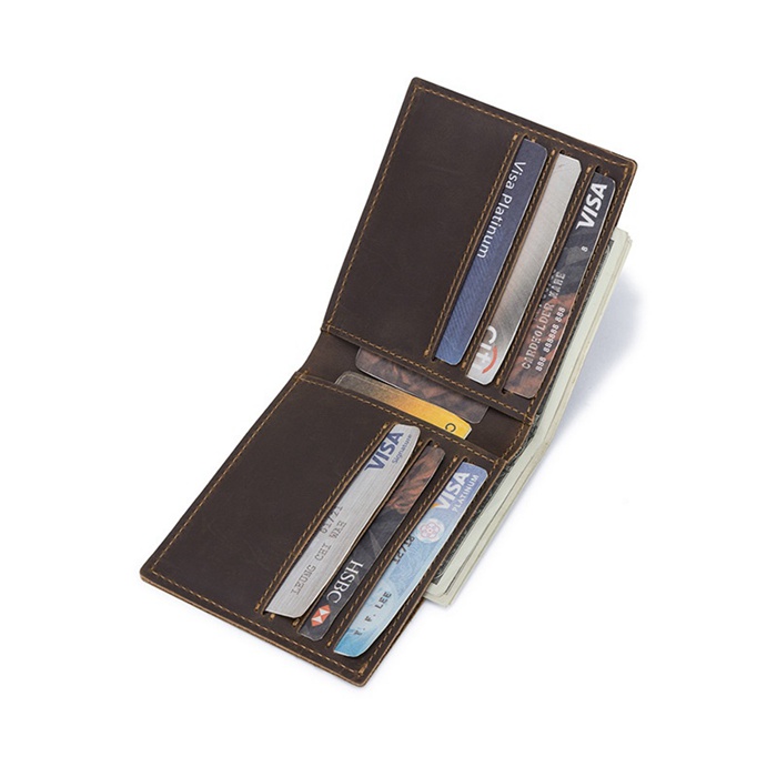 本革 二つ折り財布 メンズ 二つ折り 折財布 軽い 使いやすい コンパクト レザー 革 シンプル 定番 ウォレット 8枚カード収納 プ |  | 08