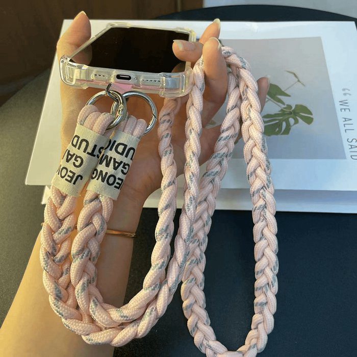 スマホショルダー ストラップ 編み込み 三つ編みネックストラップ 120cm 太め |  | 10