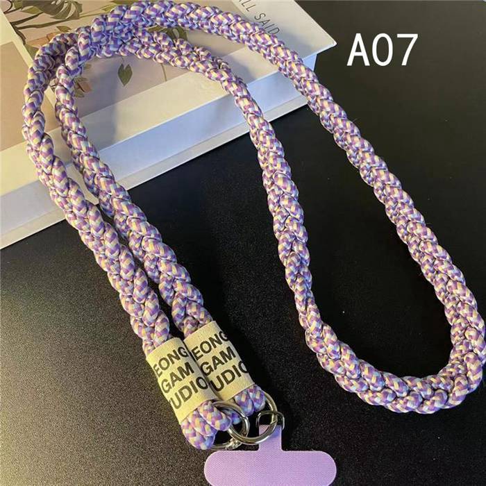 スマホショルダー ストラップ 編み込み 三つ編みネックストラップ 120cm 太め |  | 07