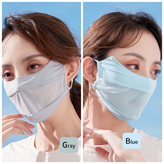 UVマスク 日焼け防止専用マスク 接触冷感 UVカット マスク メッシュ 調節可能 洗える 通気性 |  | 04