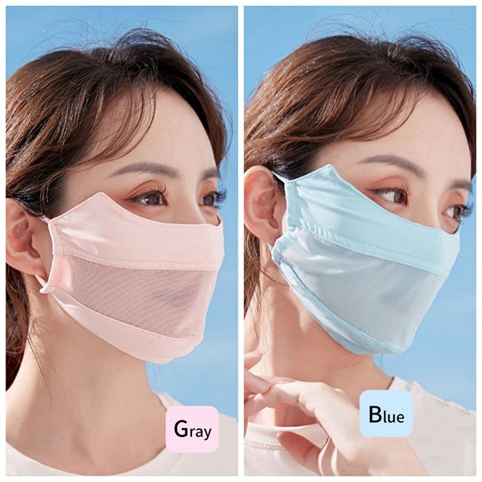 UVマスク 日焼け防止専用マスク 接触冷感 UVカット マスク メッシュ 調節可能 洗える 通気性 |  | 05