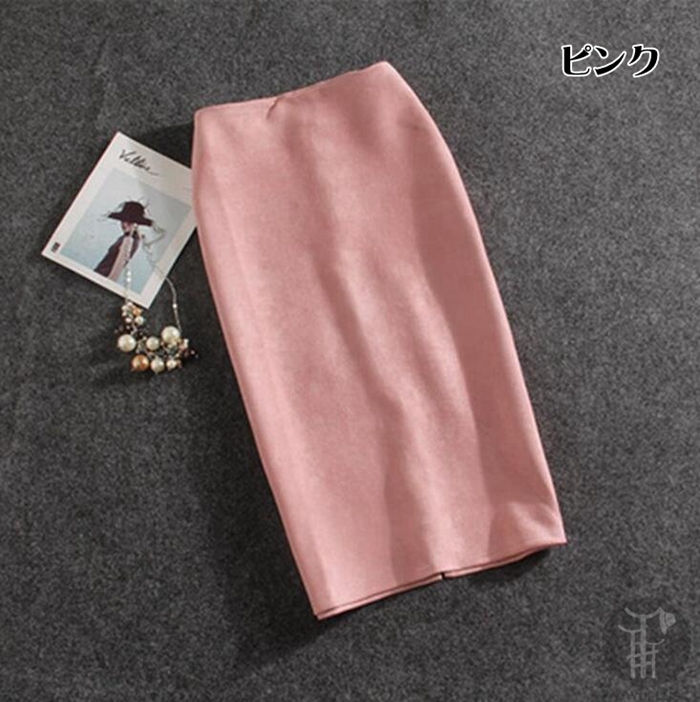 タイトスカート ボトムス 送料無料 ペンシルスカート レディース 膝丈 ひざ丈 無地 スリット 通勤 きれいめ ストレッチ 春秋冬 代引不可 |  | 02