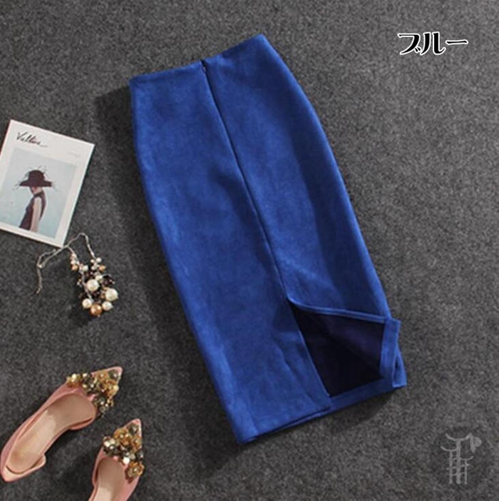 タイトスカート ボトムス 送料無料 ペンシルスカート レディース 膝丈 ひざ丈 無地 スリット 通勤 きれいめ ストレッチ 春秋冬 代引不可 |  | 10