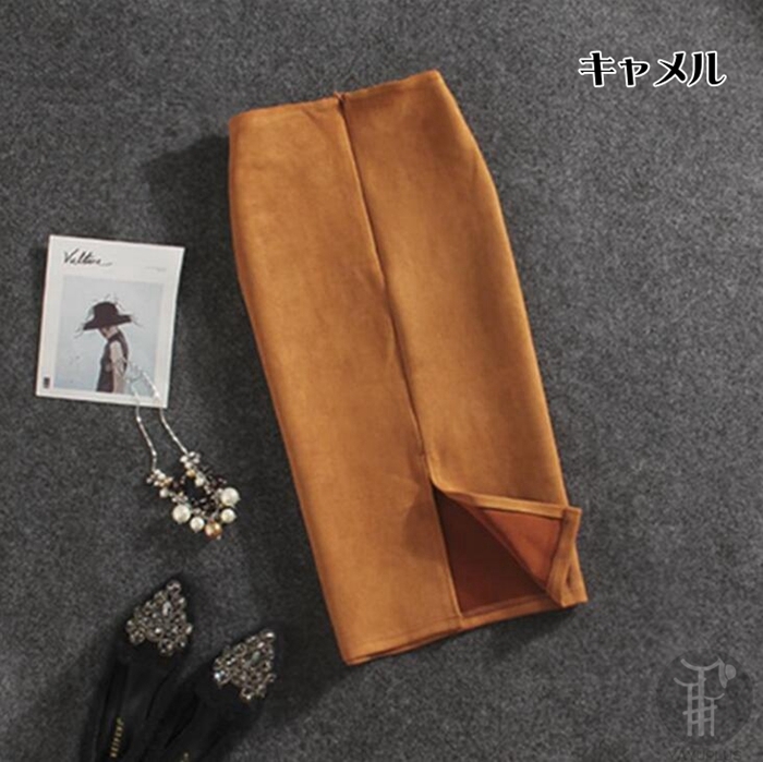 タイトスカート ボトムス 送料無料 ペンシルスカート レディース 膝丈 ひざ丈 無地 スリット 通勤 きれいめ ストレッチ 春秋冬 代引不可 |  | 07