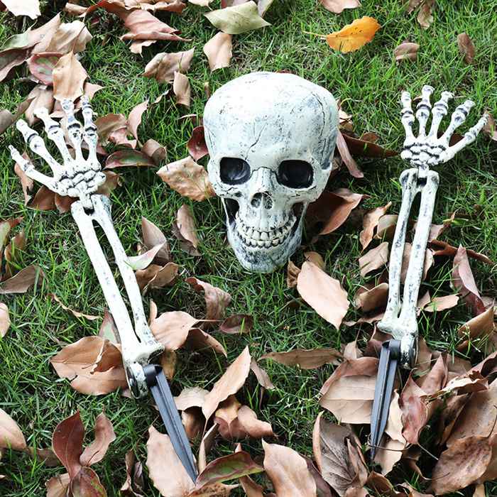 ハロウィン 飾り 骸骨 3点セット 顎可動式 模型 モデル 人体 骨格 ドクロ 可動式 お化け屋敷 密室 店飾り 道具 置物 装飾品 |  | 09
