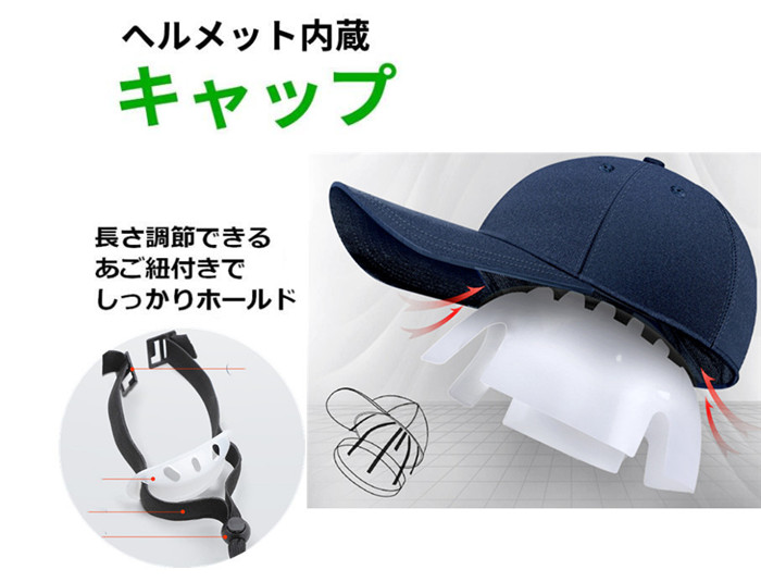 キャップ型ヘルメット　ヒロポン 楽天市場】【09/30 23:59日までP10倍! 100 OFF】キャップ型