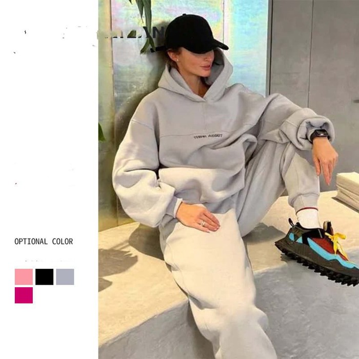 上下セット 大きいサイズ レディース セットアップ 韓国服 セット スウェットパンツ パーカー パジャマ 長袖 パンツ |  | 05