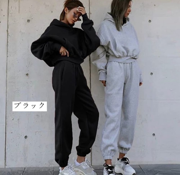 ジャージ スウェット レディース スウェットパンツ セットアップ 上下 おしゃれ かわいい スポーツ ジム ウォーキング |  | 05