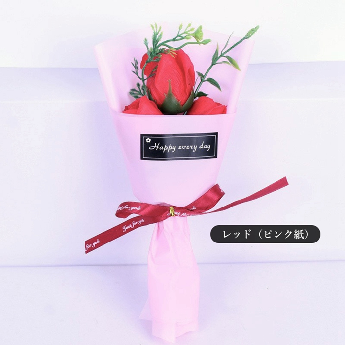 ブーケ ソープフラワー 枯れない花 花束 バラ 3輪 フレグランス 花 造花 石鹸花 プレゼント ギフト 母の日 誕生日 贈り物 結婚記念日 バレンタイン かわいい |  | 02