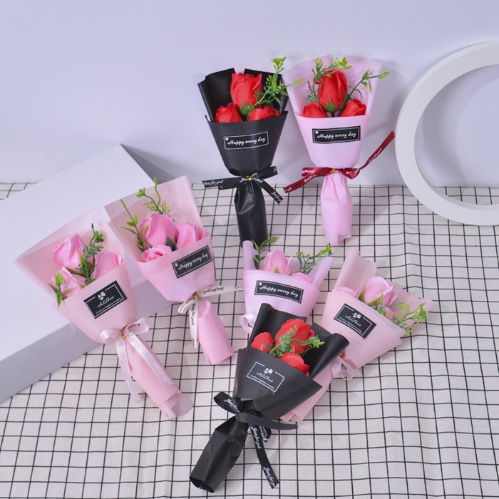 ブーケ ソープフラワー 枯れない花 花束 バラ 3輪 フレグランス 花 造花 石鹸花 プレゼント ギフト 母の日 誕生日 贈り物 結婚記念日 バレンタイン かわいい |  | 11